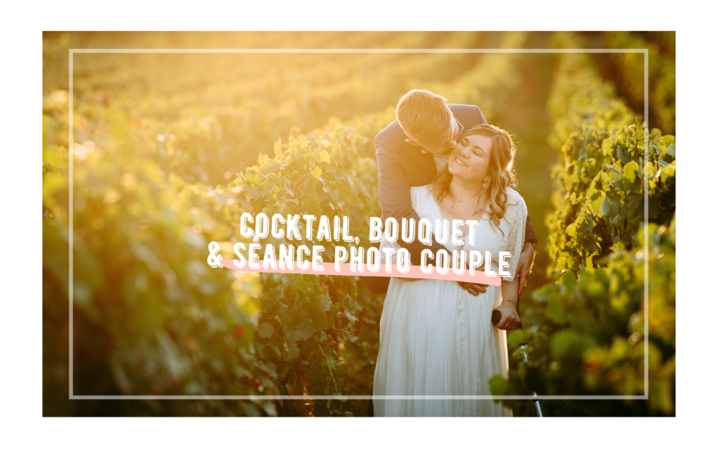 mariage cocktail vin d'honneur bouquet